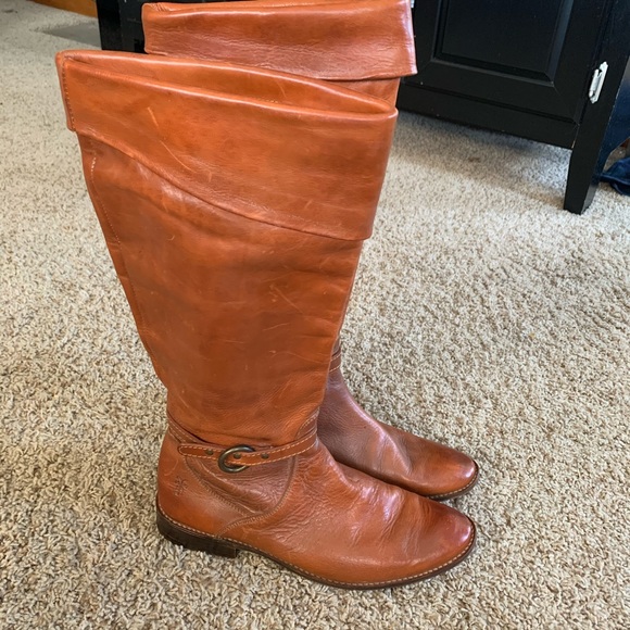 Frye Shoes - Frye leather tall boots size 9.5